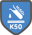 К50 - Защита от растворов кислот концентрации до 50%