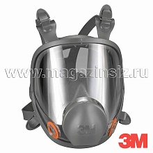 Полная маска 3М серии 6000 (Маска 3M 6700 размер S)