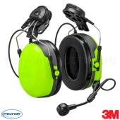 Наушники противошумные с креплением на каску 3M™ PELTOR™ СН-3 MT74H52P3E-111,с разъемом FLX2 c PTT, арт. 7100203150