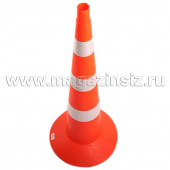 Конус сигнальный КС-3.10.0 для аэропортов (750мм, 3 с\о полосы, с утяжелителем)