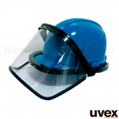 Щиток на каску UVEX Супер Босс, круговое крепление, окантовка; линза: Антифог, прозрачная, PC, 540х1, арт. 9722514