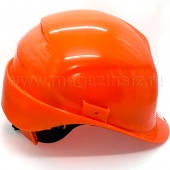 Каска защитная «ЕКС» для строительно-монтажных работ, с храповиком, вентиляцией