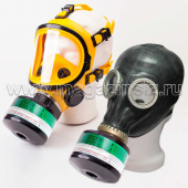 Противогаз промышленный фильтрующий Бриз-3301 с фильтром К1Р1D