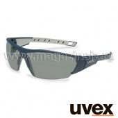 Очки открытые Uvex Ай-Воркс; линза: СуправижнЭкселленс, серая, 5--2,5; оправа: оранжевый антрацит