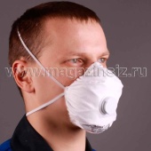 Респиратор Алина-П FFP2 NR D  (с кл. выдоха), пыль, дым, туман, аэрозоли, арт. 1003227