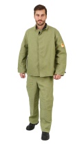 Костюм брезентовый летний, накладки на коленях и локтях (куртка+брюки)