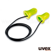 вкладыши противошумные uvex Хай-Ком на шнурке, одноразовые, SNR 24dB