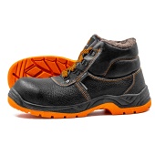 Ботинки 5208ВМК, КП, кожа, ПУ/ТПУ, утеплитель шерстин, черный, арт. 5208ВМК