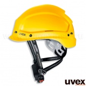 Каска защитная uvex Феос Алпайн (арт. 9773.х50), ABS пластик, храповик, текстильное оголовье