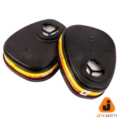 6540 Фильтр противогазовый Jeta Safety A1Е1 для защиты от органических и кислых газов, арт. JTS6540