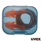 вкладыши противошумные uvex Виспер на шнурке, многоразовые, в индивидуальной пластиковой кор. , арт. 2111237