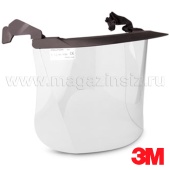 Щиток защитный 3M™ V4H поликарбонатный на каску прозрачный 1,2 мм , арт. 7000039613