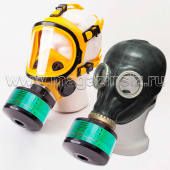 Противогаз промышленный фильтрующий Бриз-3301 с фильтром К2